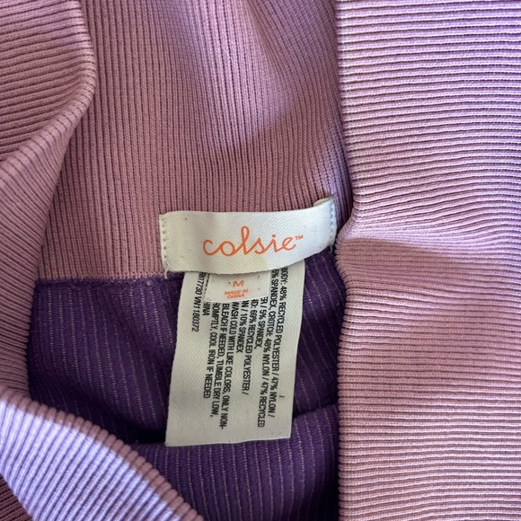 Colsie Lilac Ribbed Ensemble - Picture 6 of 8